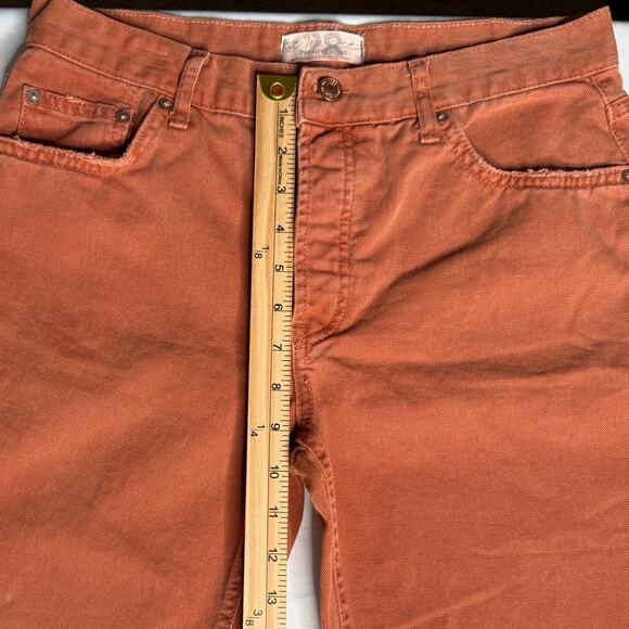 Free People We The Free Maggie Button Fly Distressed Hem Jeans - Picture 6 of 8